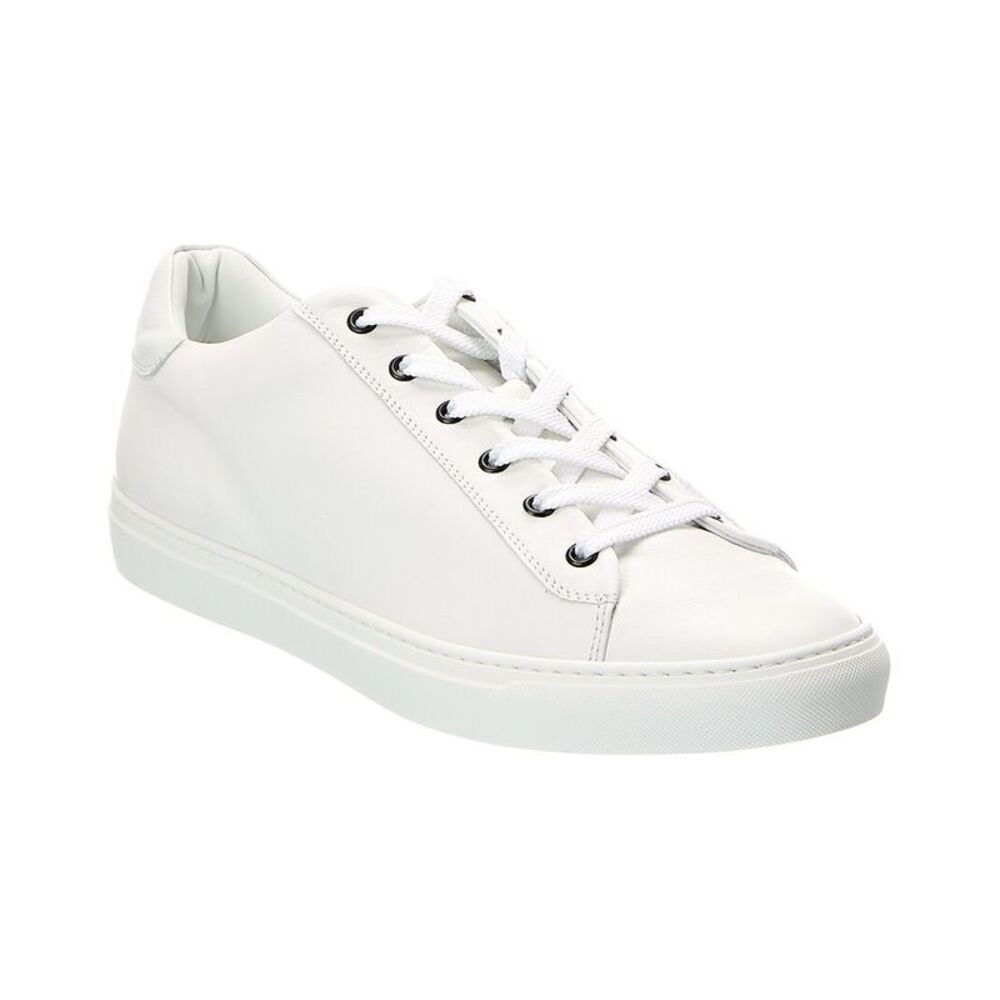 Harry's Of London Thomas P Nappa Leather Sneaker, White